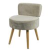 Chair with wood legs rectangular back -HS15-CH09E 1
