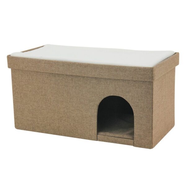 Extended pet house with one arched entrance -HS7638-PT04E 1