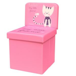 Kids foldable storage chair cat pattern -HS15-CH02E