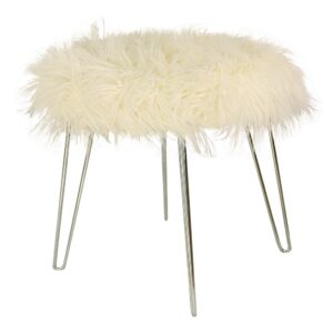 Metal leg stool using fake fur -HS-SL05E 1