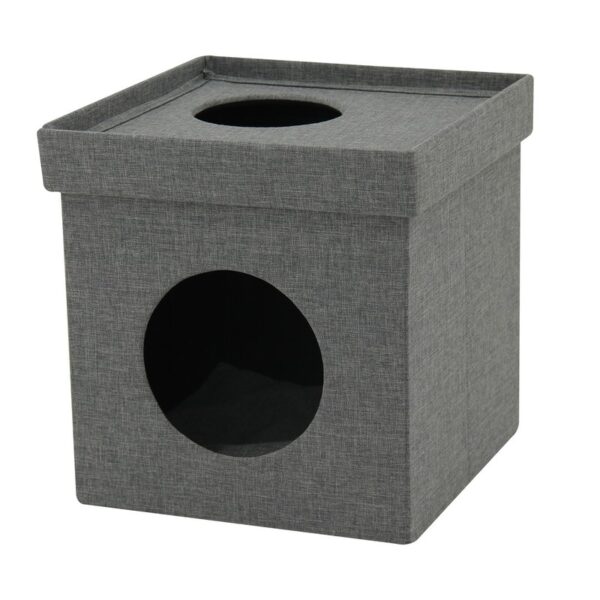 Pet house with 2 round entrance -HS15-PT07E