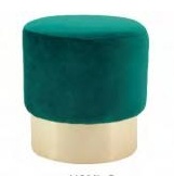Round stool with metal base -HSML-5 1