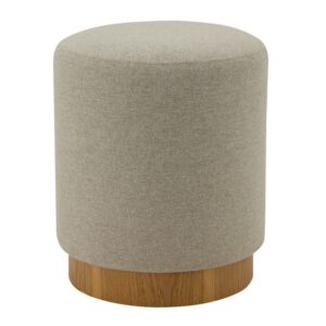 Round stool with wooden base -HS-SL08E 1