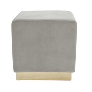 Square stool with metal base -HSML-1