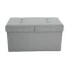 foldable storage bench with 4 buttons(flip type) HS8040-E002 2