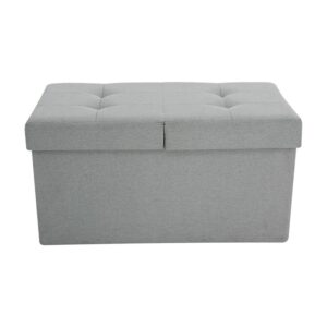 foldable storage bench with 4 buttons(flip type) HS8040-E002 2