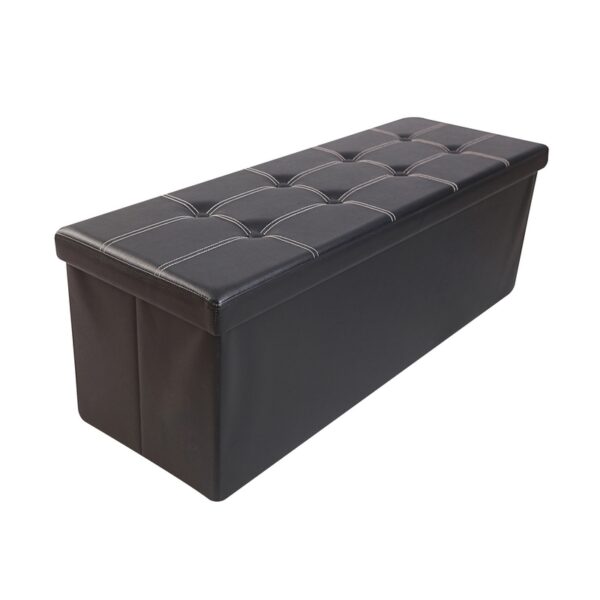 foldable storage bench with 8 buttons 1