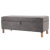 storage bench with straight wood legs -HS-WL31E 1
