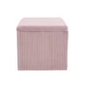 Cubic Velvet Square Storage Ottoman HS-R19E