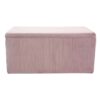 Rectangular Storage Ottoman Bench using Velvet Fabric HS-R18E