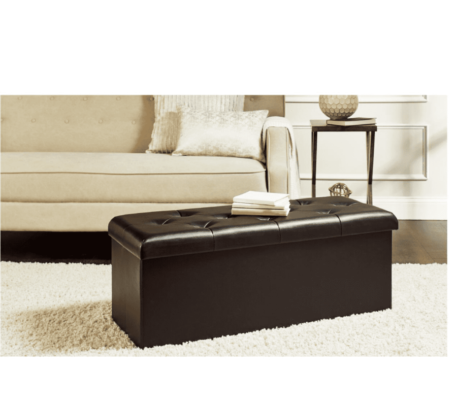 Wholesale Furniture-Foldable storage bench with 8 buttons