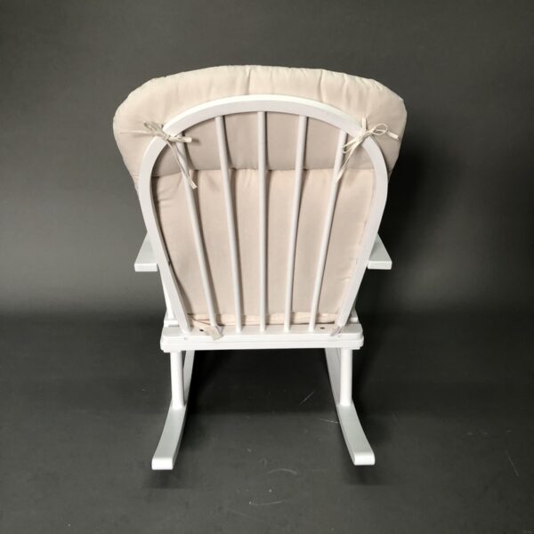 Rocking Chair with Polyester Cushion Cream 03