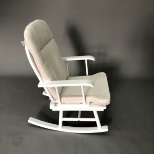 Rocking Chair with Polyester Cushion Cream 05