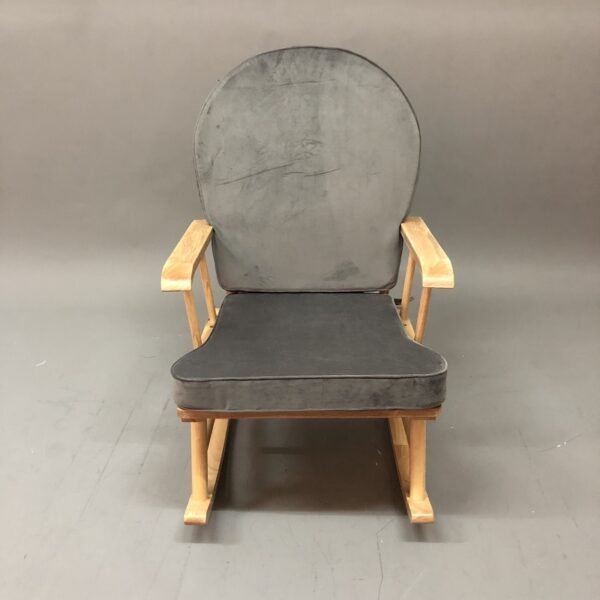 Rocking Chair with Suade Cushion -01