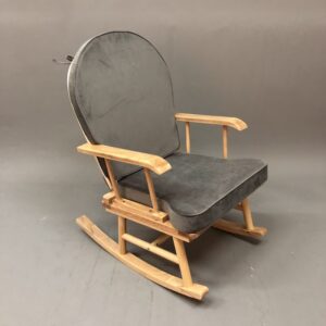 Rocking Chair with Suade Cushion -01