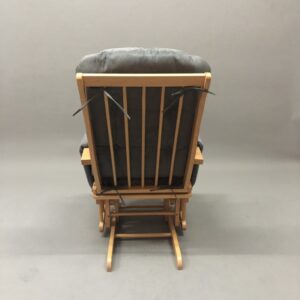 Rocker Glider Chair with Recliner Dark Grey 2