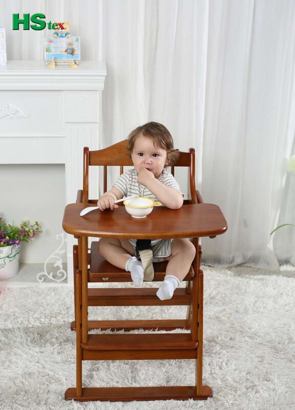 Wooden High Chair For Baby And Toddler, High Dining Chair For Toddler