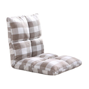Adjustable Floor Sofa Chair Covered in Printed Flannel