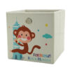 Fun Fabric Storage Boxes and Cubes with Animal Characters Print 1