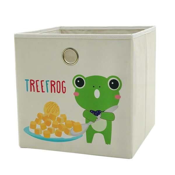 Fun Fabric Storage Boxes and Cubes with Animal Characters Print -2