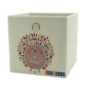 Fun Fabric Storage Boxes and Cubes with Animal Characters Print -3