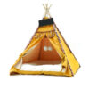 Folding Portable Pet Teepee Tent and Puppy House with Cushion Bed