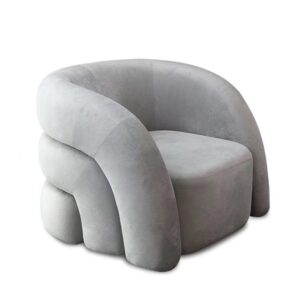 Velvet Sofa Chair with Accent Contemporary Design
