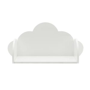 White Cloud Shaped Floating Wall Shelf