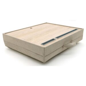 Handy Laptop Desk with Storage Function -ivory color