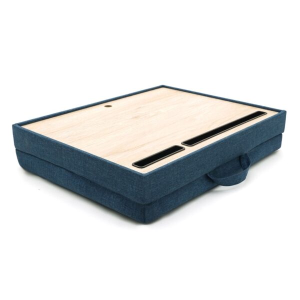 Handy Laptop Desk with Storage Function -navy color