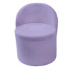 Mini Round Storage Ottoman Chair