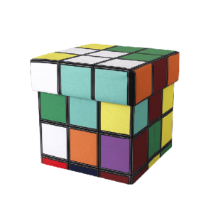 Rubik’s Cube Storage Ottoman Stools