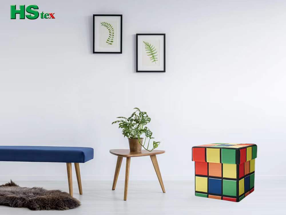 Rubik's Cube Storage Ottoman Stools