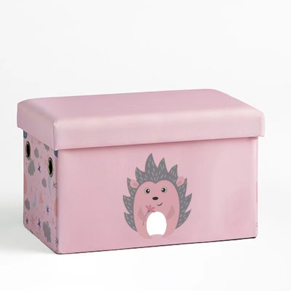 Mini Rectangular Kids Ottoman with Cartoon Characters