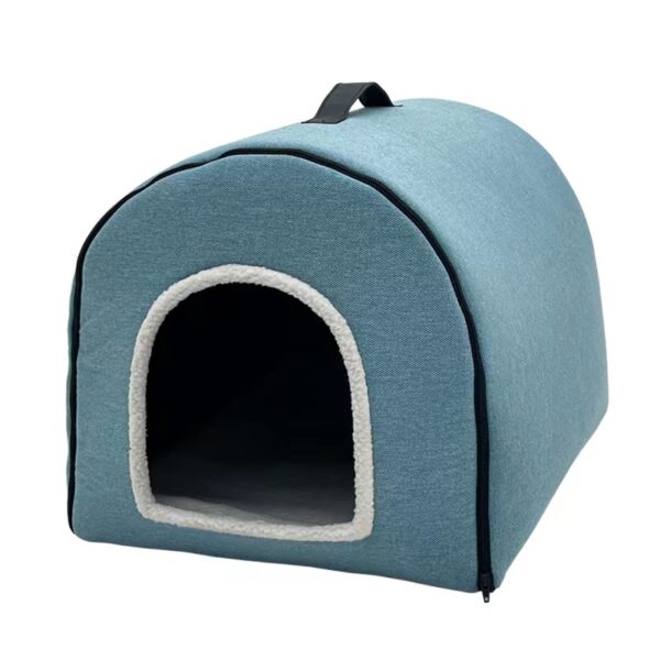 Convertible Pet Nest / Bed Using Linen Fabric