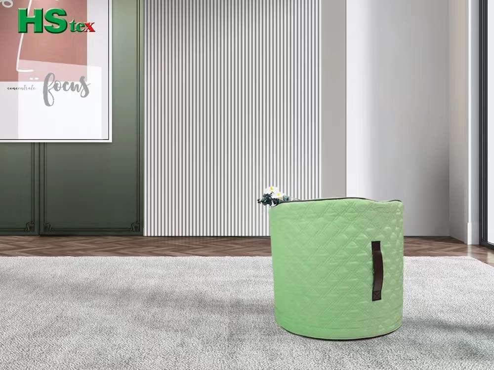 Handy Ottoman Pouf Stool in Green