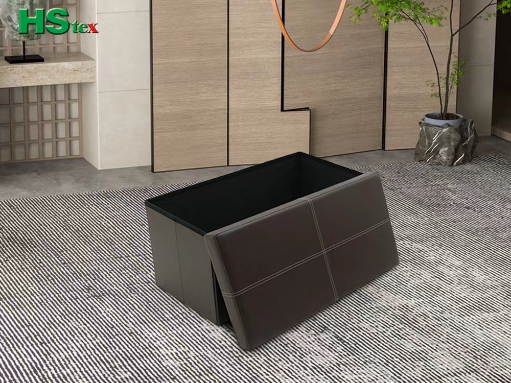 leather storage ottoman