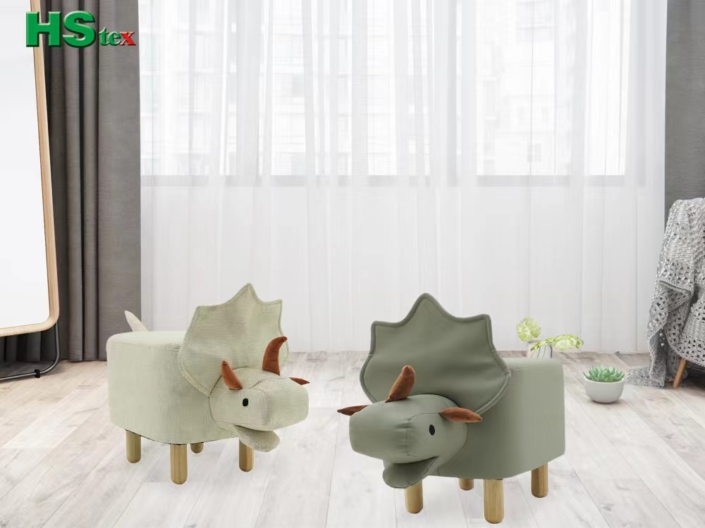 Animal Shaped Kid's Ottoman-Rhinoceros