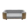 Couch Style Pet Bed with Lower Wooden Legs