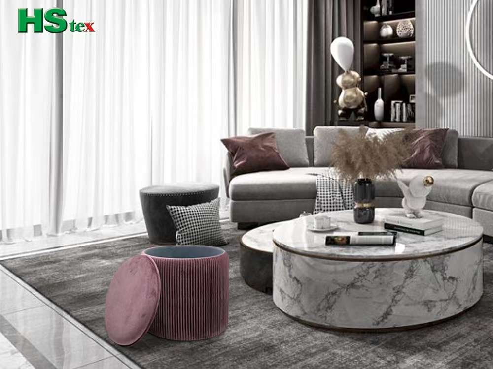 velvet Storage Ottoman velvet Storage Ottoman