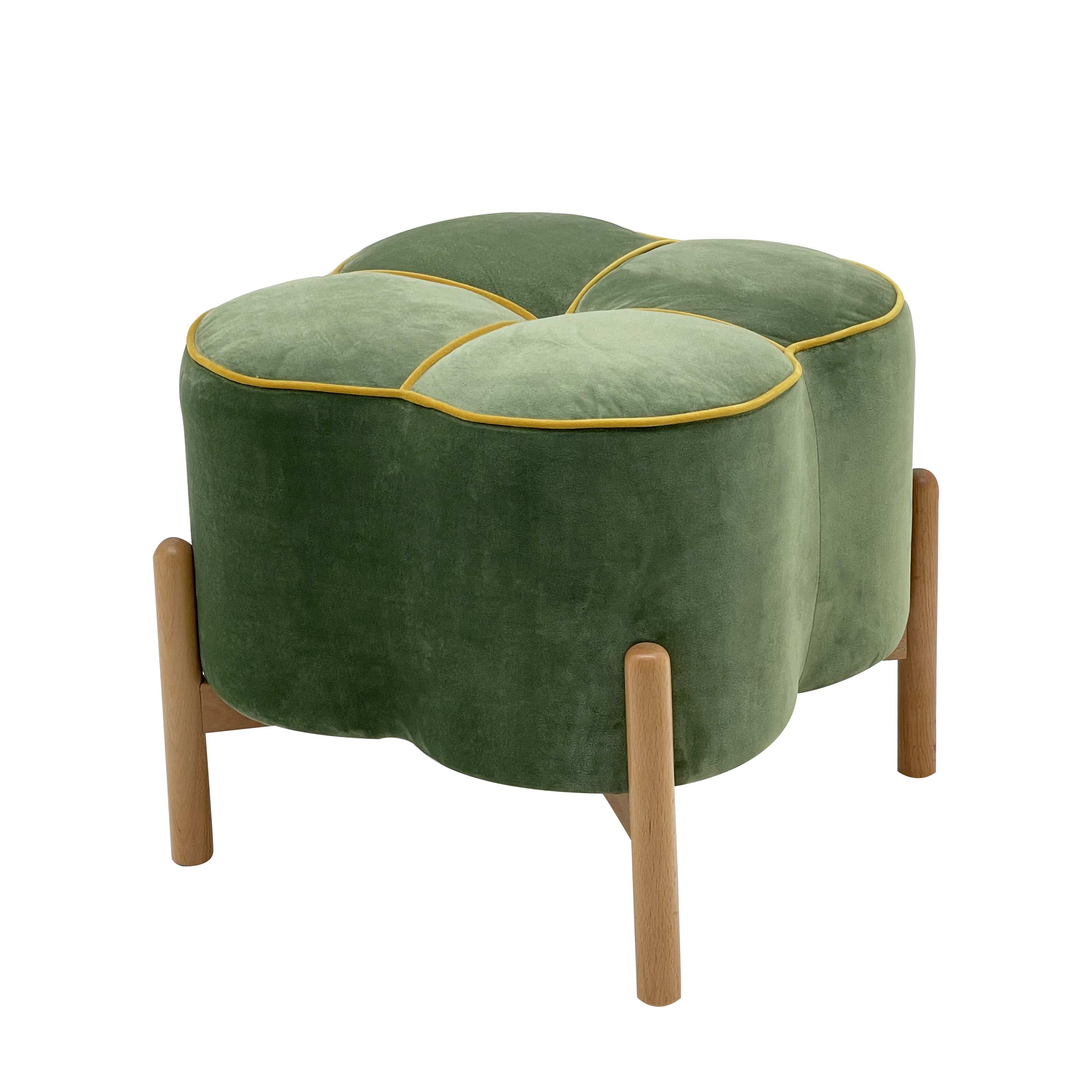 Flower Petal Shaped Ottoman Stool