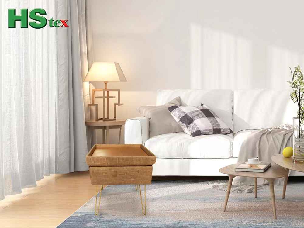 Storage stool with metal legs Storage stool with metal legs