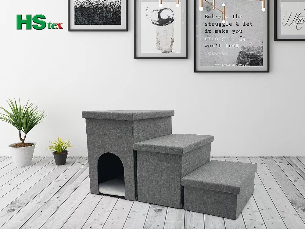 Three-Step Ladder Pet House with Storage Three-Step Ladder Pet House with Storage