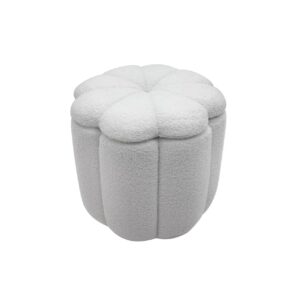 Flower Ottoman with Storage