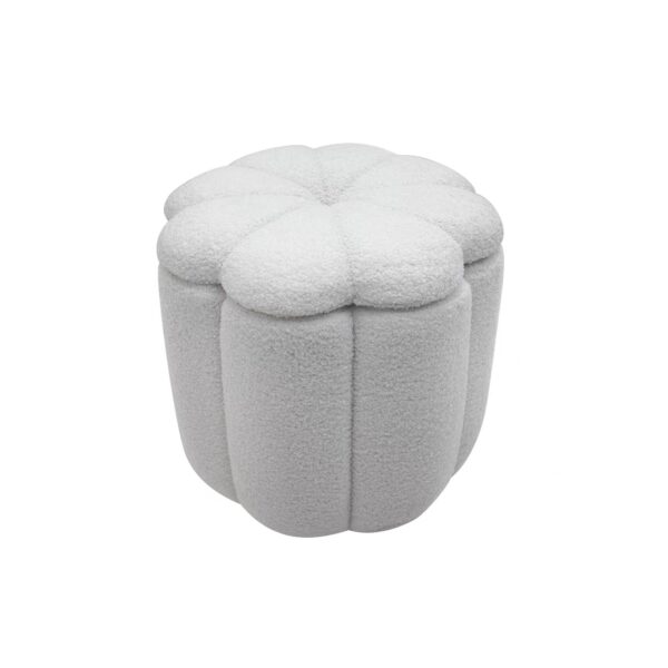 Flower Ottoman with Storage